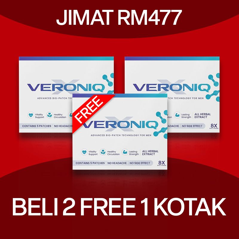 PAKEJ PROMO 2 KOTAK VERONIQX + FREE 1 KOTAK VERONIQX